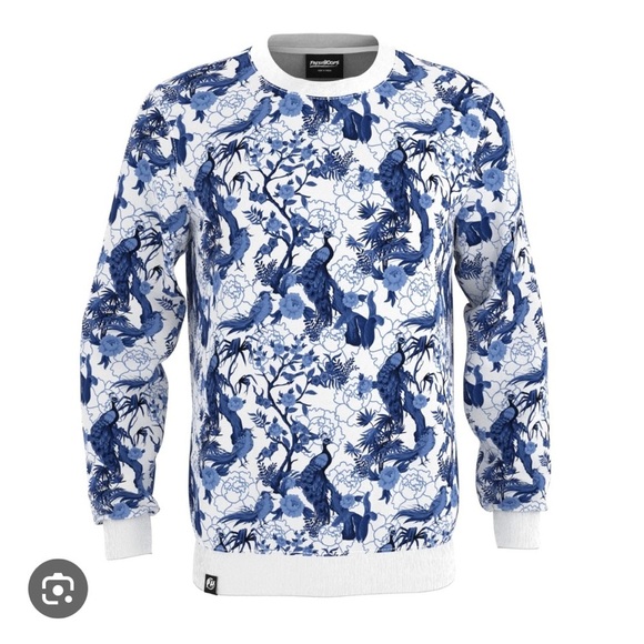 FRESH HOODS PEACOCK SWEATSHIRT - XXXL - Picture 1 of 3